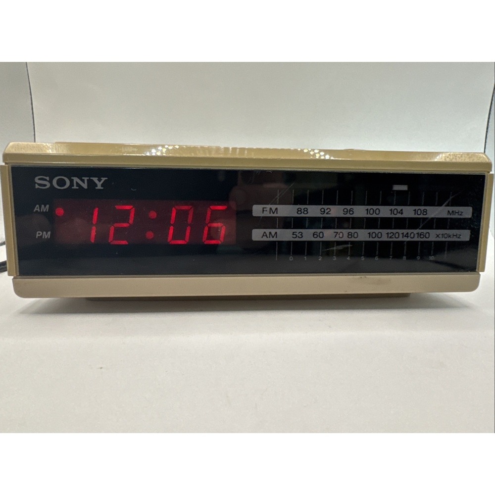 Sony Dream Machine FM/AM Digital Alarm Clock Radio ICF-C2W - Tested! - Picture 2 of 7